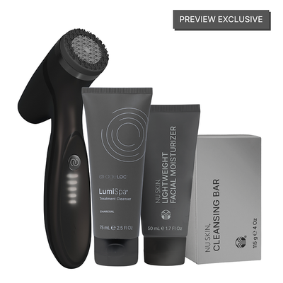 Men's Lumi Spa Kit - ageLOC LumiSpa I/O - Nu Skin Men's Black Special Edition