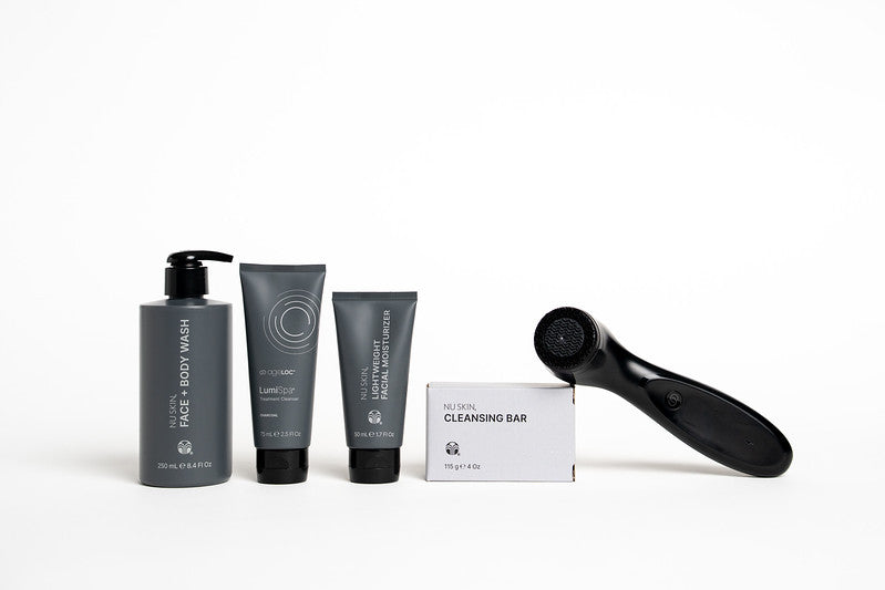 Men's Lumi Spa Kit - ageLOC LumiSpa I/O - Nu Skin Men's Black