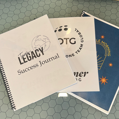 Success Journal, Miracle Morning Journal, & Customer Care Log Bundle Trio